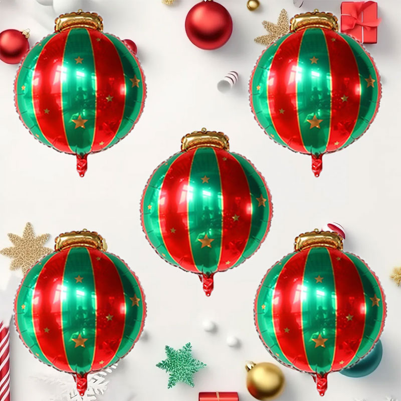 5pcs Red Green Christmas Ball  - Wedding/Event Supply Store ulasan dan harga