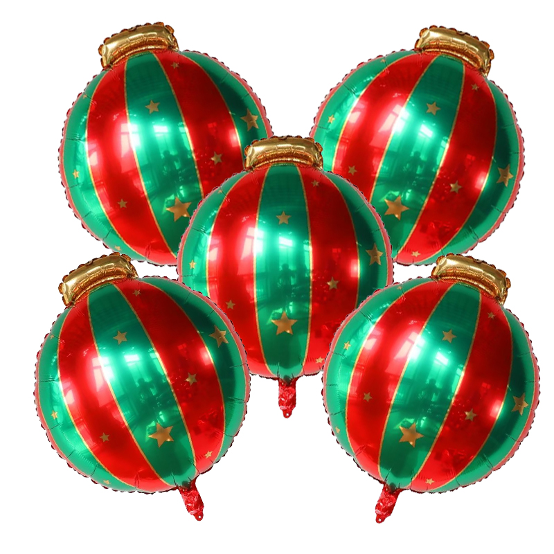 5pcs Red Green Christmas Ball  - Wedding/Event Supply Store ulasan dan harga