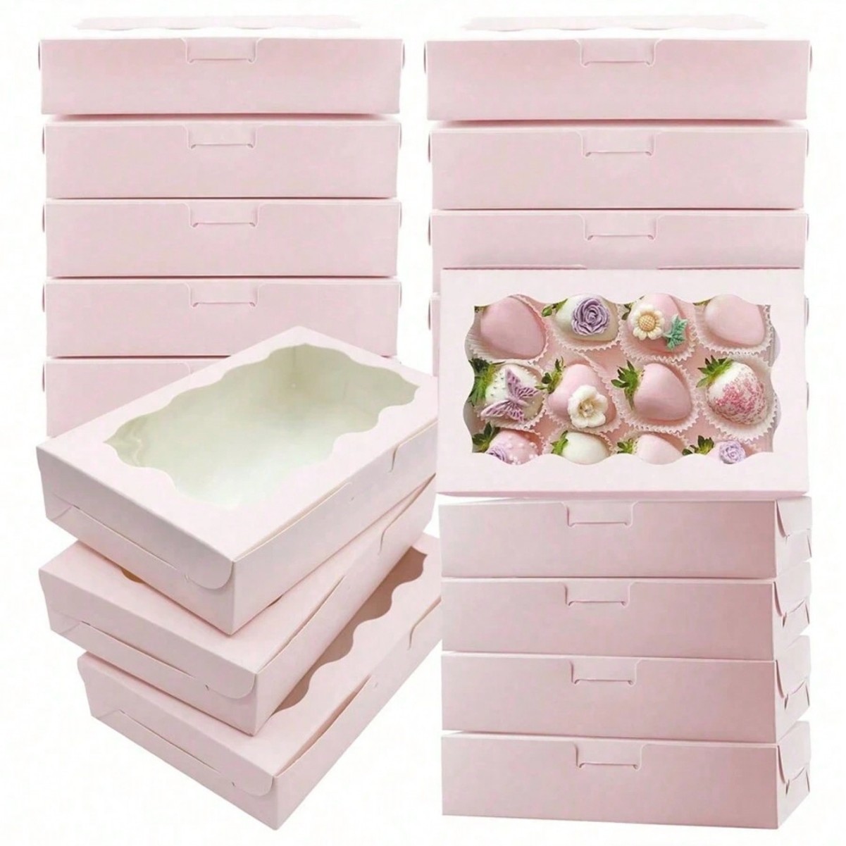 10/30/50Pcs Kraft Paper Cake C - Wedding Event Supply ulasan dan harga