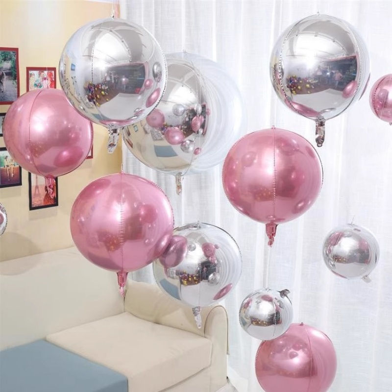 5pcs 10 18 22 Inch 4D Round Me - Wedding Decor Supply Store ulasan dan harga