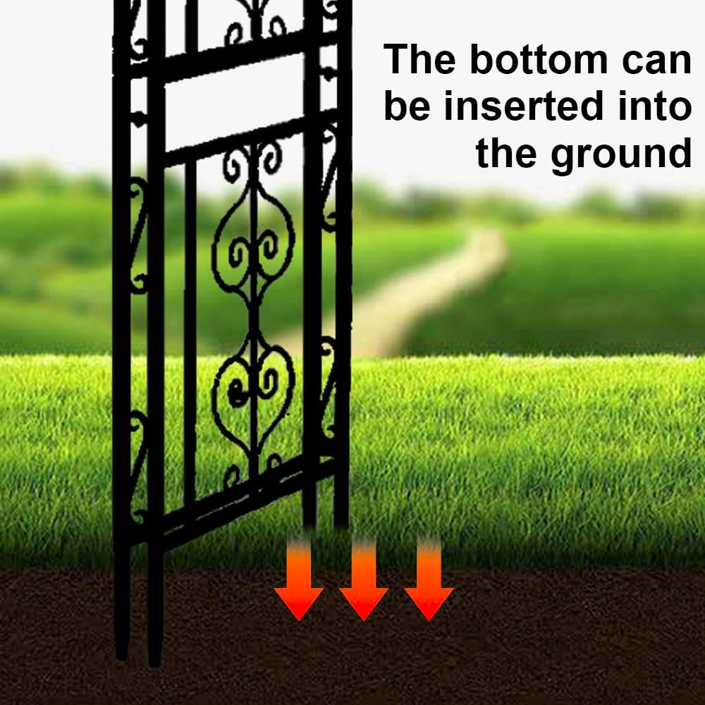 Metal Garden Arbor Trellis, Bl - Wedding Support ulasan dan harga