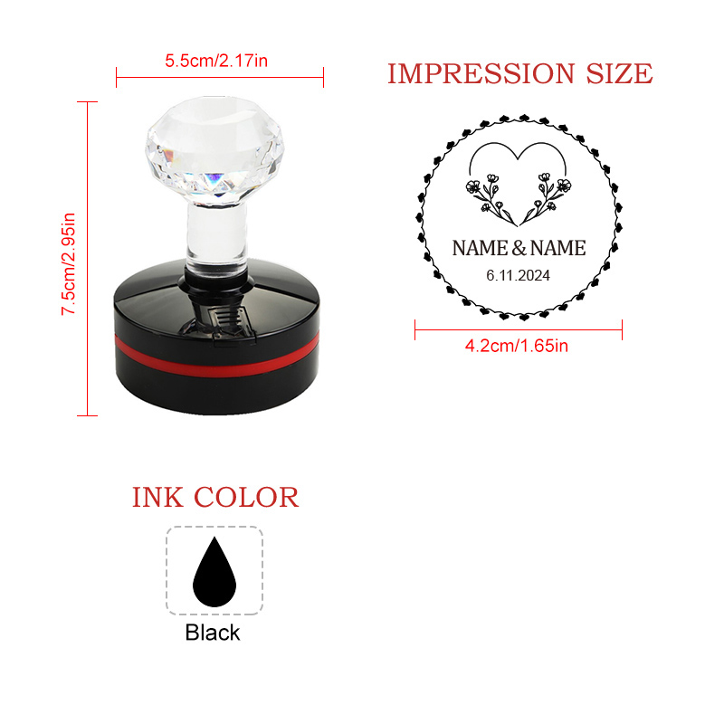 Custom-Made Seal Stamp for Wed - Wedding Event Supply ulasan dan harga