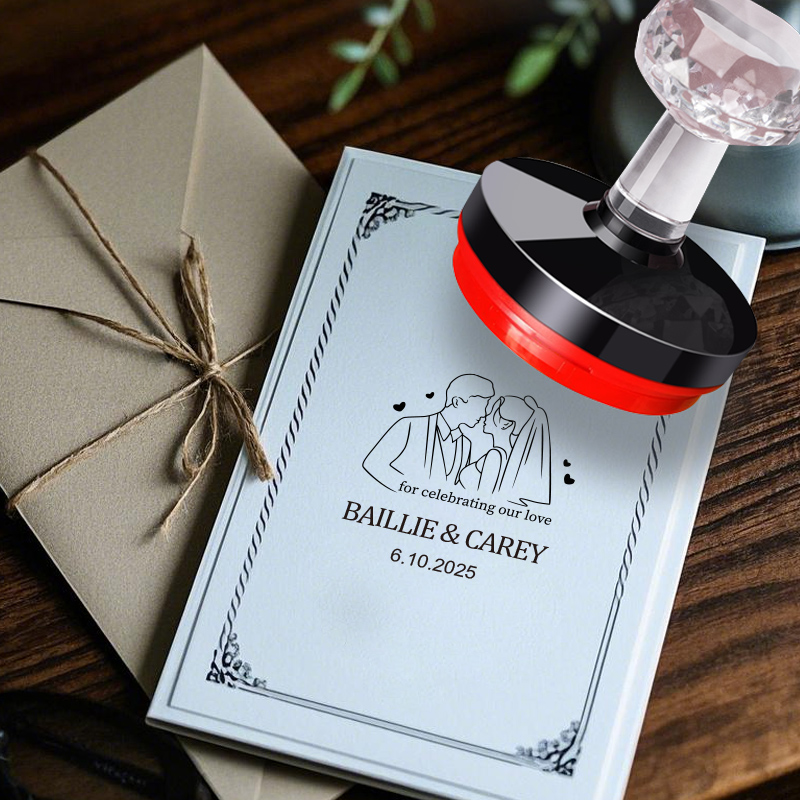 Custom-Made Seal Stamp for Wed - Wedding Event Supply ulasan dan harga