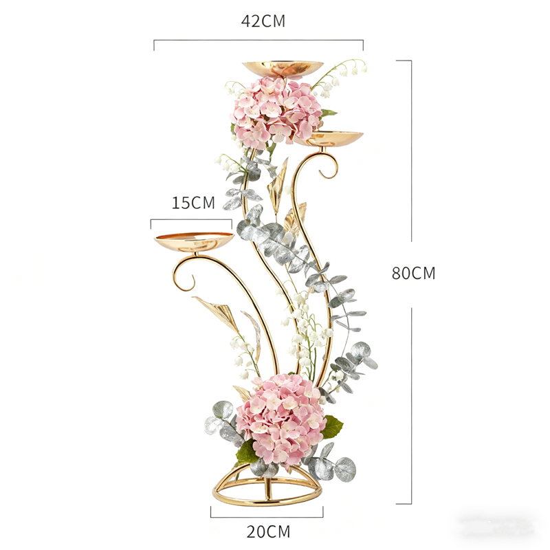 Gold Flower Stand for Wedding  - Wedding Decor Supply Store ulasan dan harga