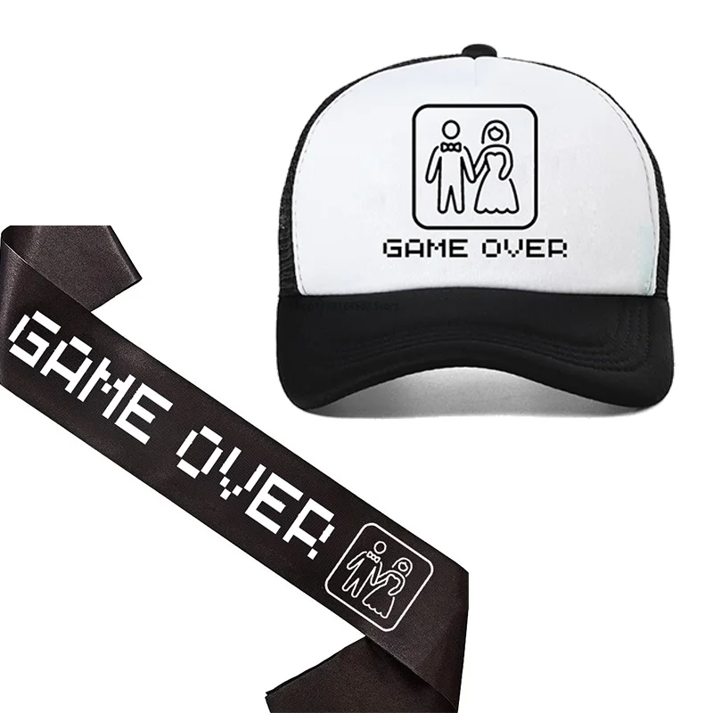 Groom To Be Sash Game Over Hat - Bride Tribe Sash ulasan dan harga