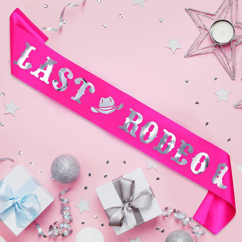1Pcs Last Rodeo Sash Bachelore - Bride Tribe Sash ulasan dan harga