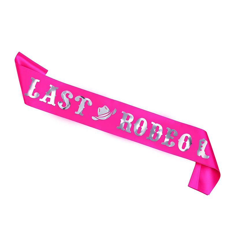 1Pcs Last Rodeo Sash Bachelore - Bride Tribe Sash ulasan dan harga