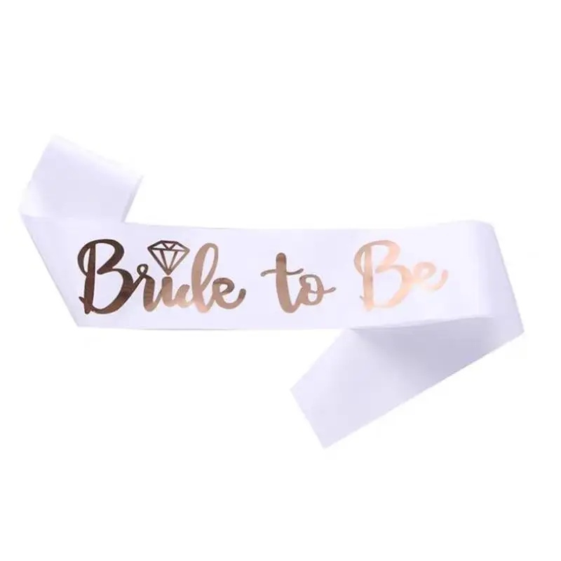 1 Set Bridal Sash Rose Gold De - Bride Tribe Sash ulasan dan harga