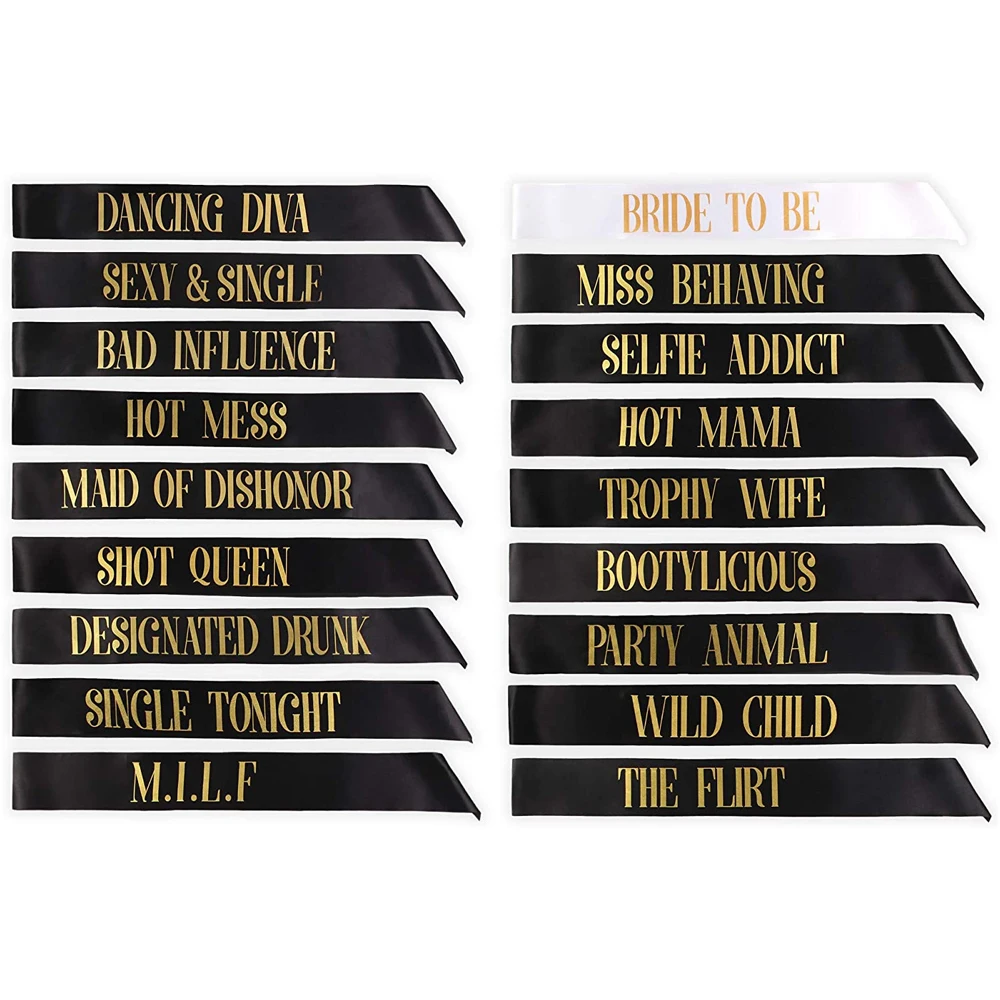 7/12/18pcs Bride To Be Team Br - Bride Tribe Sash ulasan dan harga