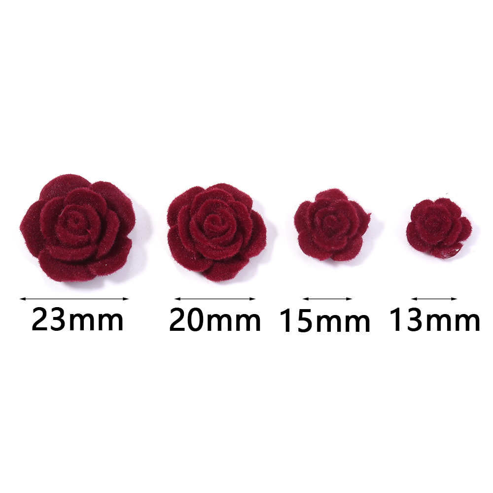 20pcs Resin Rose Flower Wine R - Wedding Decoration Supply ulasan dan harga