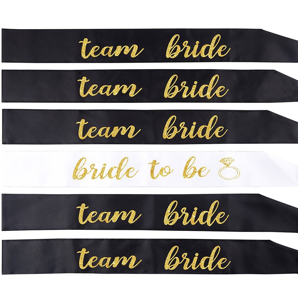 1set Wedding Bride To Be Team  - Bride Tribe Sash ulasan dan harga