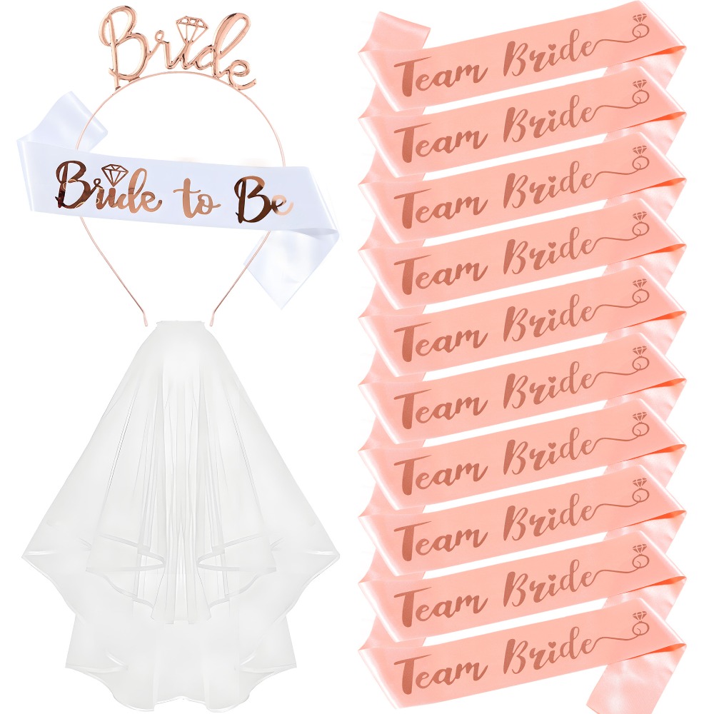 Set 13pcs Bachelorette Party S - Bride Tribe Sash ulasan dan harga