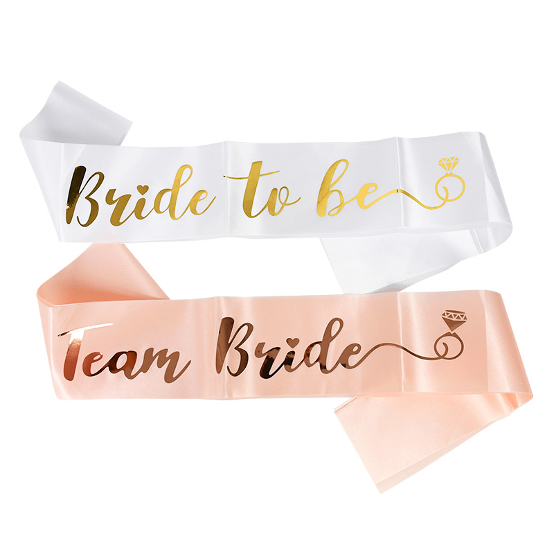 1Set Bride To Be Team Bride Sa - Bride Tribe Sash ulasan dan harga