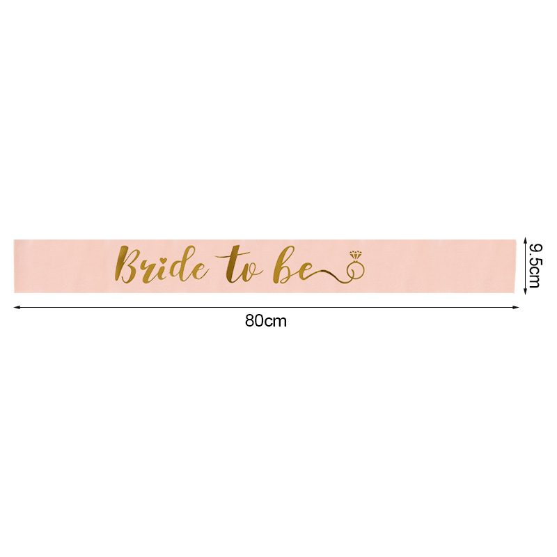 1Set Bride To Be Team Bride Sa - Bride Tribe Sash ulasan dan harga