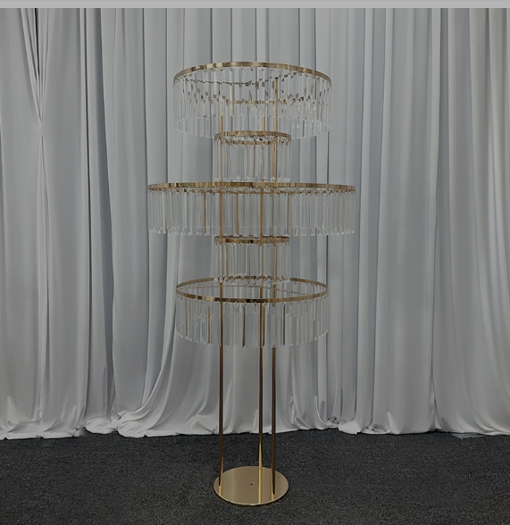 4 PCS Flower Rack Crystal Road - Wedding Decor Supply Store ulasan dan harga