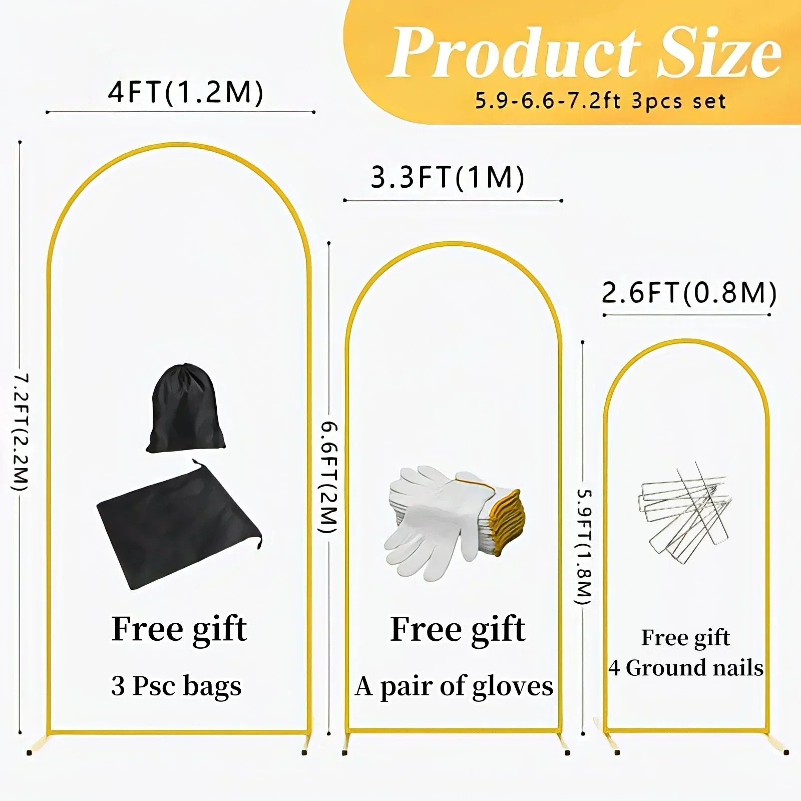 EU Warehouse Gold Metal Balloo - Wedding Support ulasan dan harga