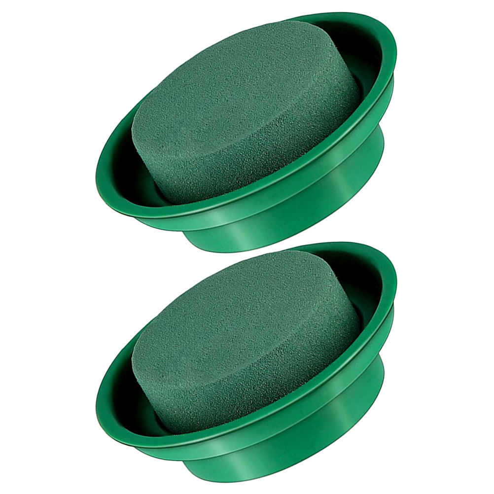 2Pcs Round Floral Mud Floral A - Wedding Event Supply ulasan dan harga
