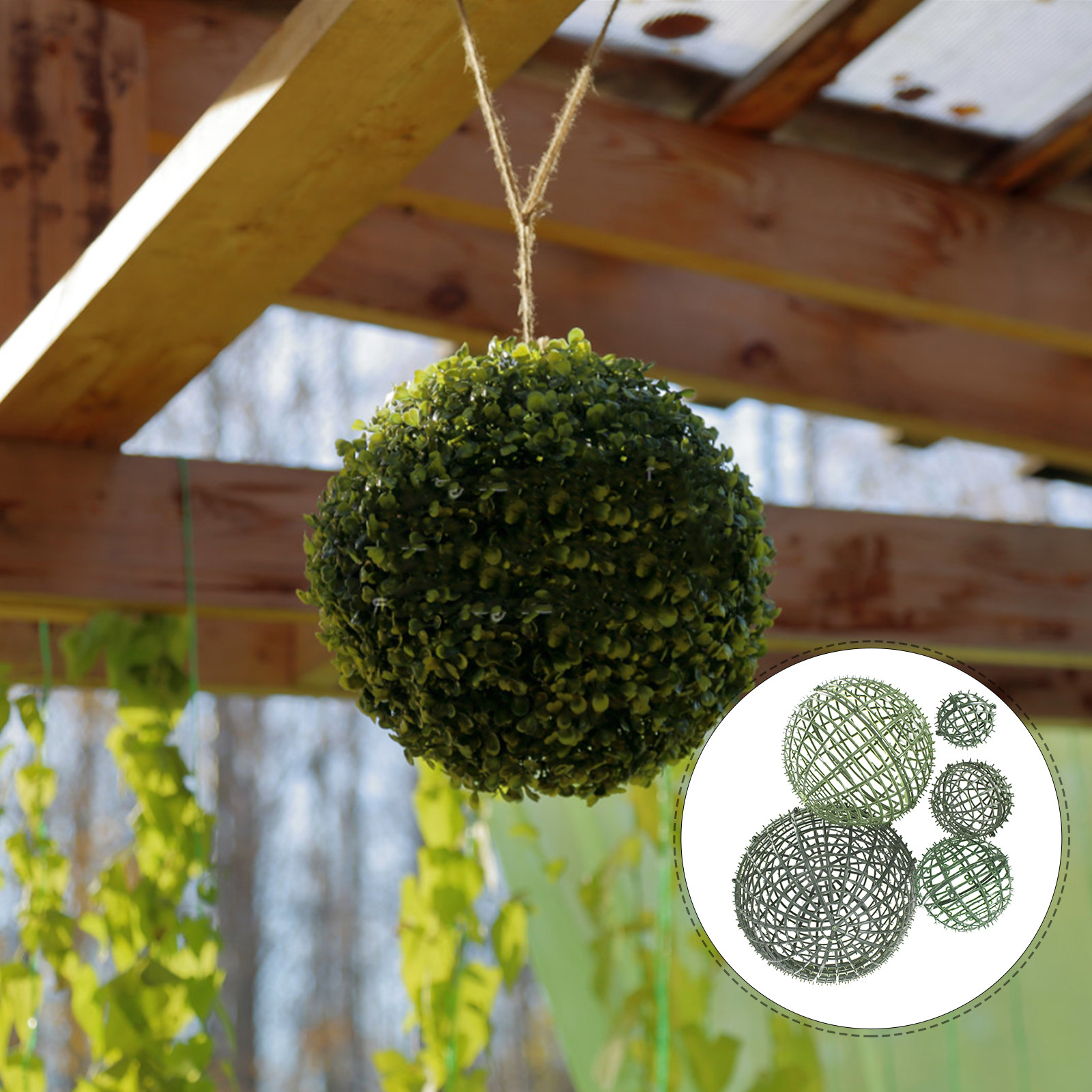 5Pcs Decorative Flower Ball Fr - Wedding Decoration Supply ulasan dan harga