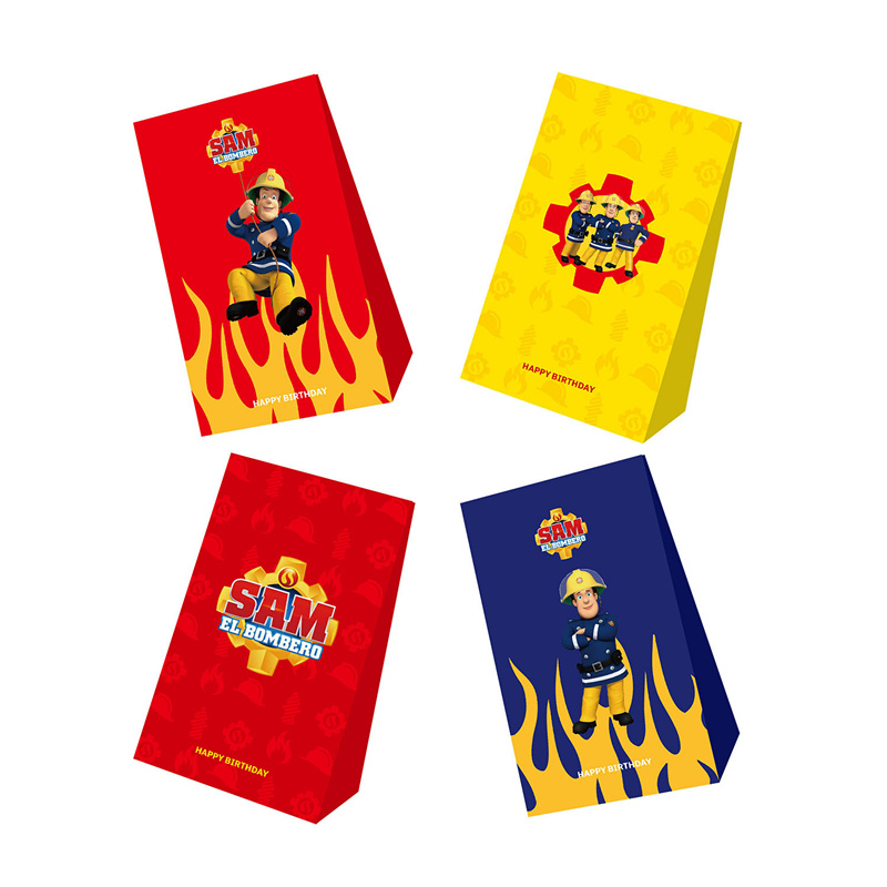 12pcs Fireman Sam Candy Bags P - Wedding Event Supply ulasan dan harga